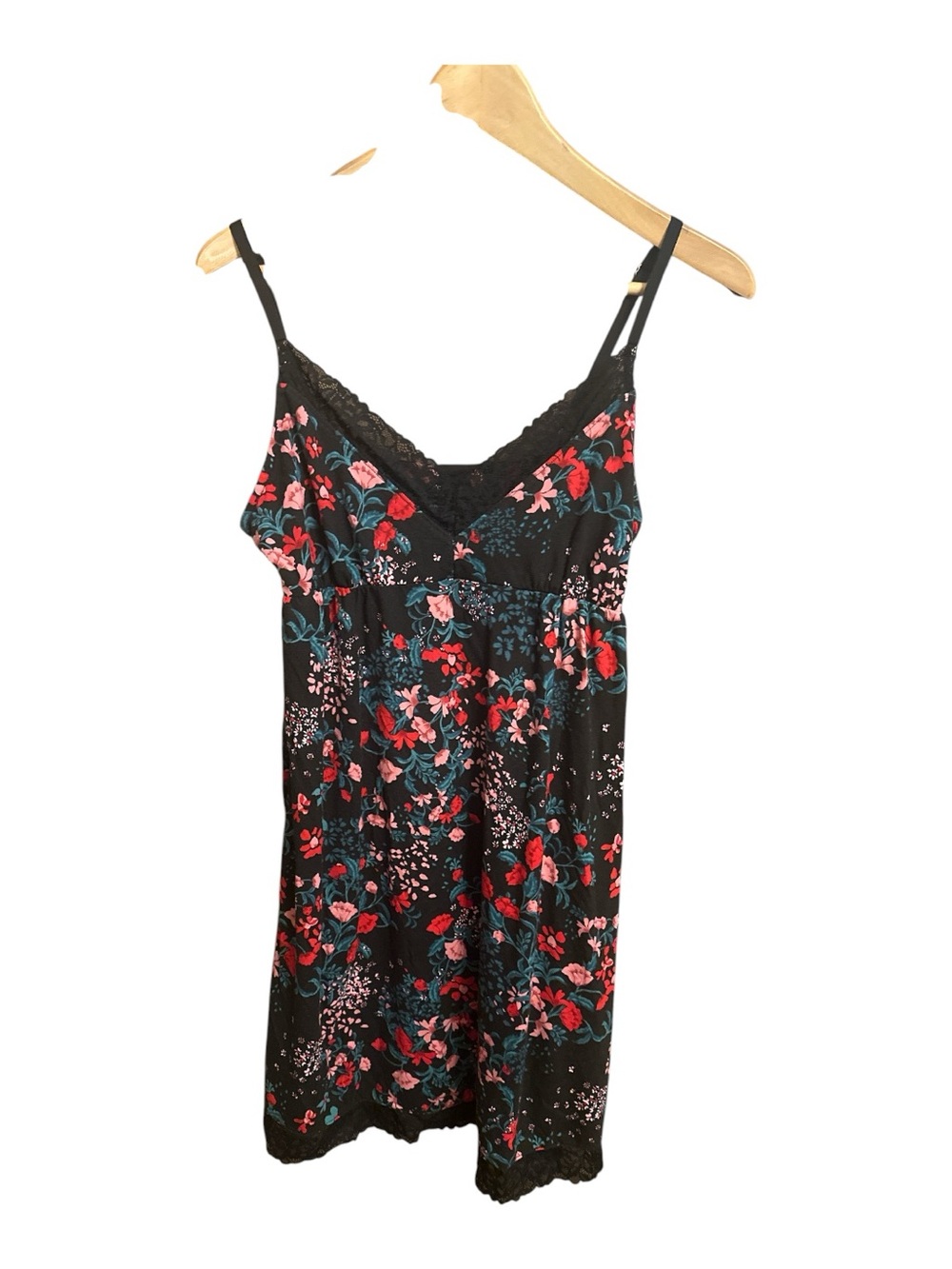 State Of Day Lace Slip Dress Floral Small Tencel Feminine Whimsygoth Festival